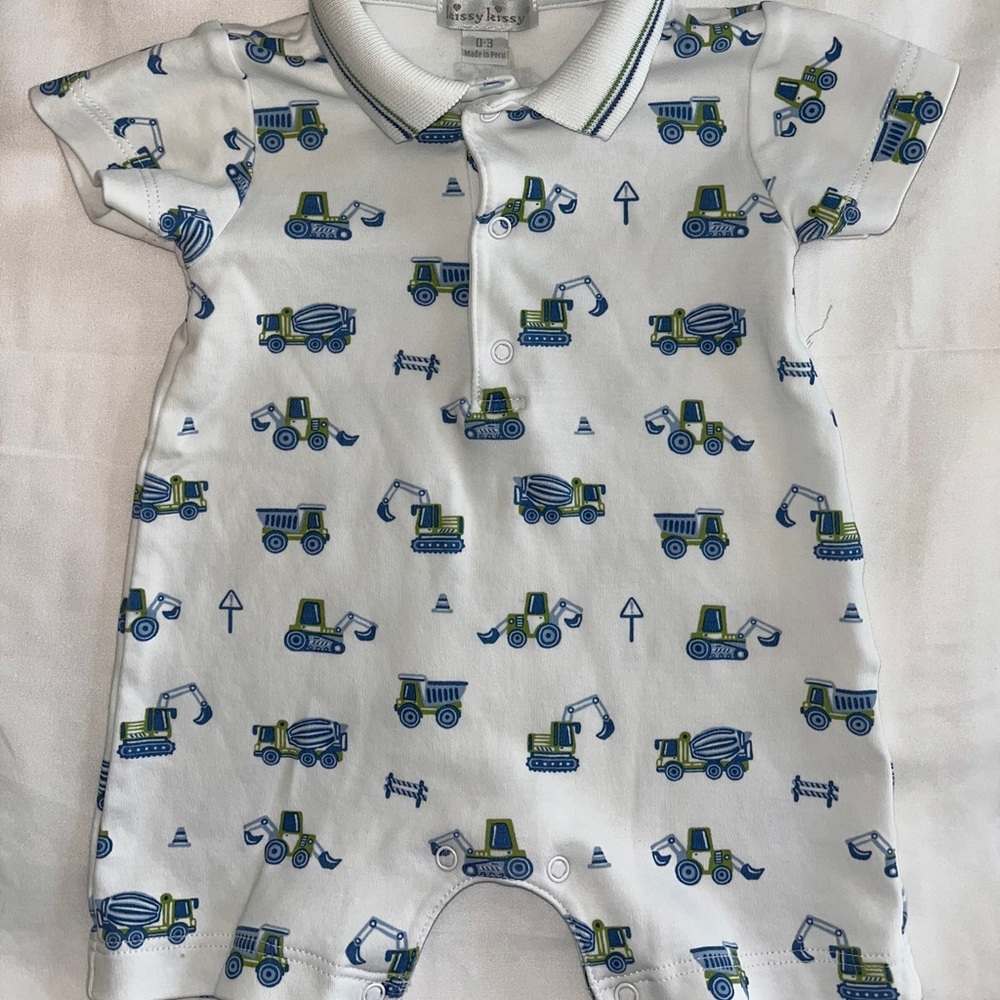 Kissy Kissy Pima Construction Romper